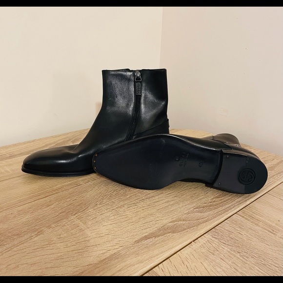 Gucci Men’s horsebit leather boots (new without tags) - Picture 6 of 8